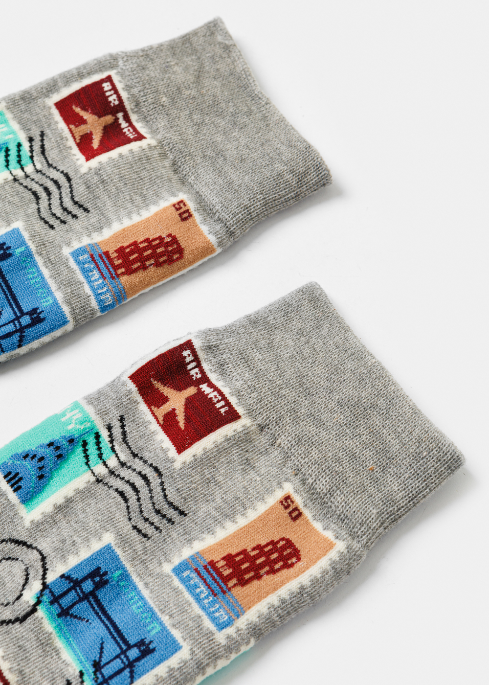 Unisex Socks w/ Postage Stamps 